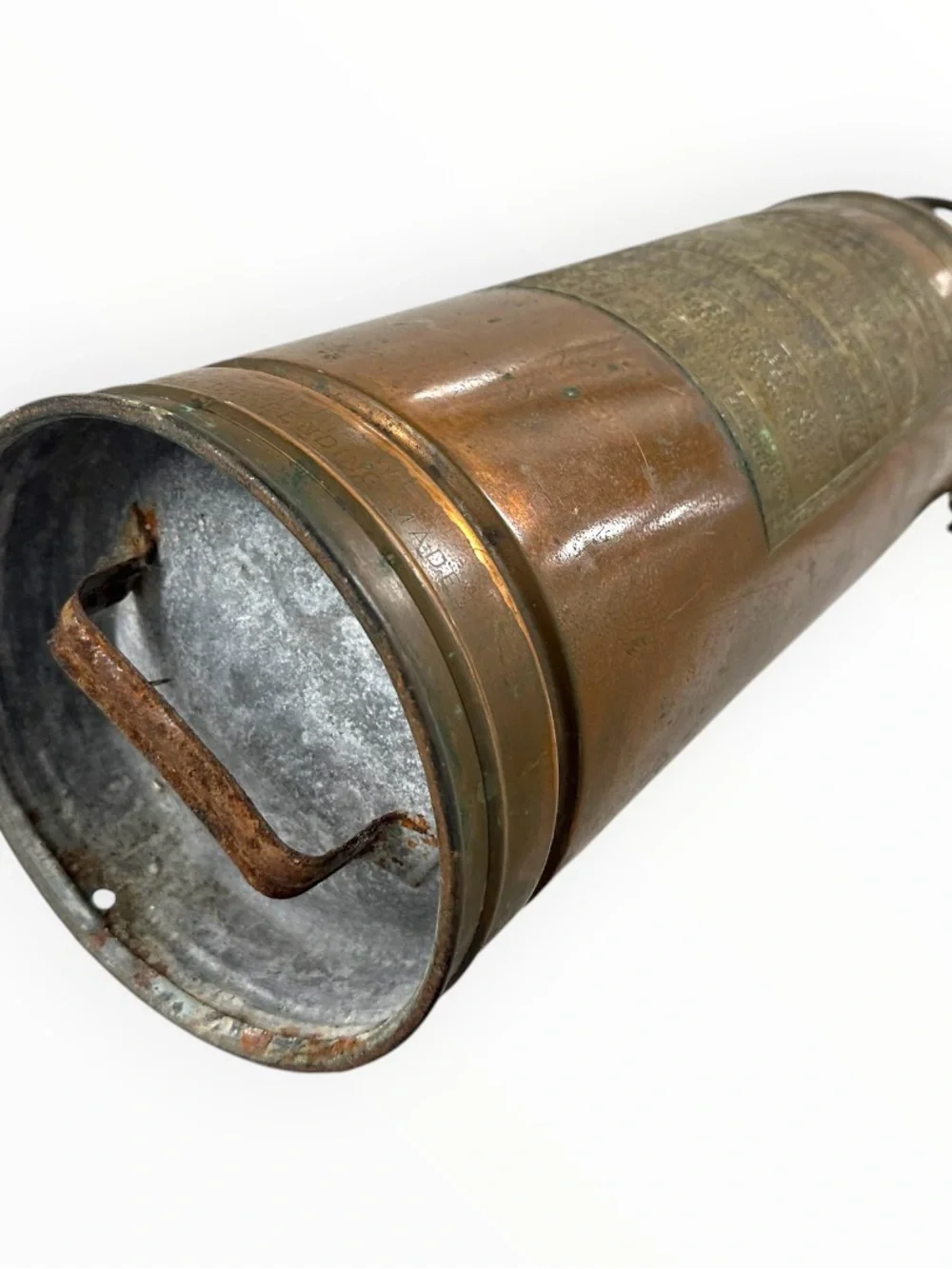 Vintage General Detroit Floafome 833 Copper Brass Fire Extinguisher 23” - Decor